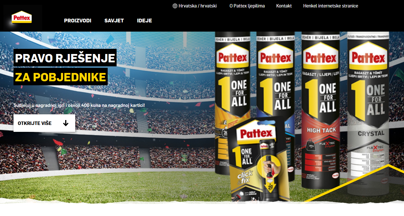Pattex website