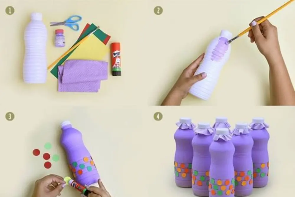 Use sua criatividade e materiais reciclados para entreter as crianças com as dicas de Pritt