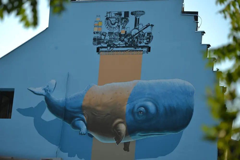 The artistic duo Nevercrew used innovative Ceresit Visage products to craft the mural art
